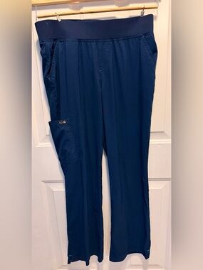 koi Women's Cargo Scrub Pants in Navy